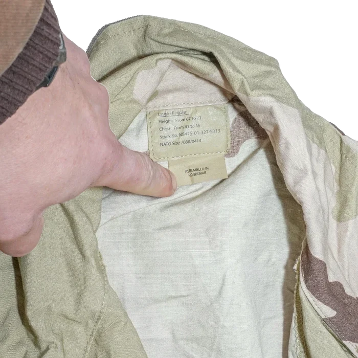 Tru-Spec 3 Colour Desert Ripstop BDU Shirt - Large Regular - Tru-Spec - Field Shirts
