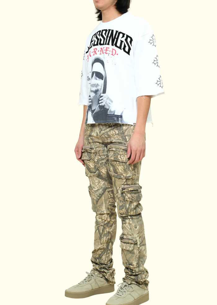 Twill Stacked Pants W/Multi Cargo Pocket G-Style USA