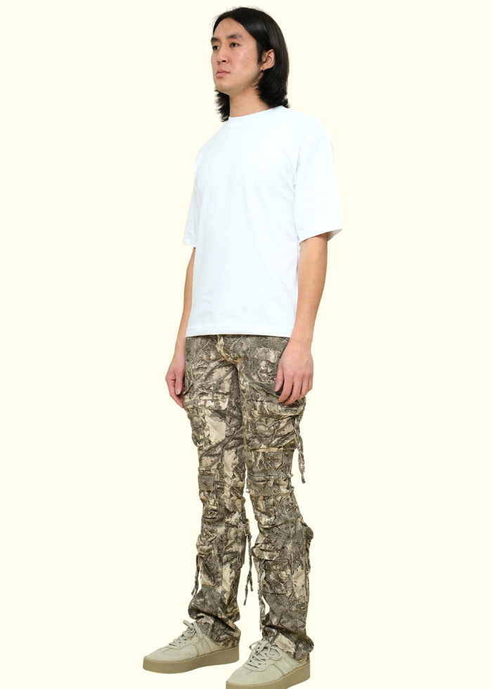 Twill Stacked Pants W/Multi Cargo Pocket G-Style USA