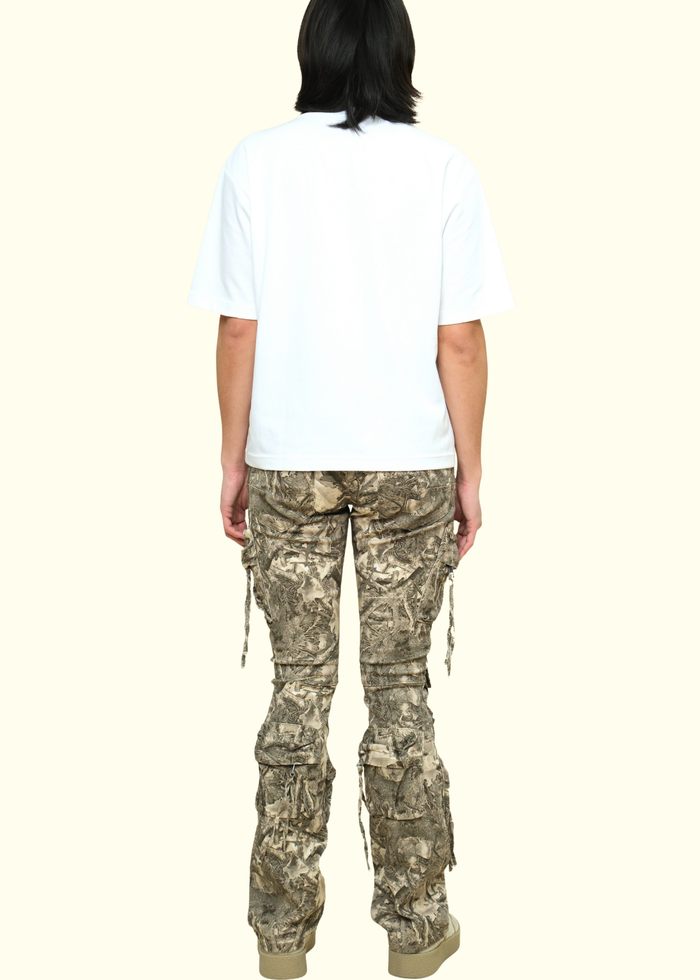 Twill Stacked Pants W/Multi Cargo Pocket G-Style USA
