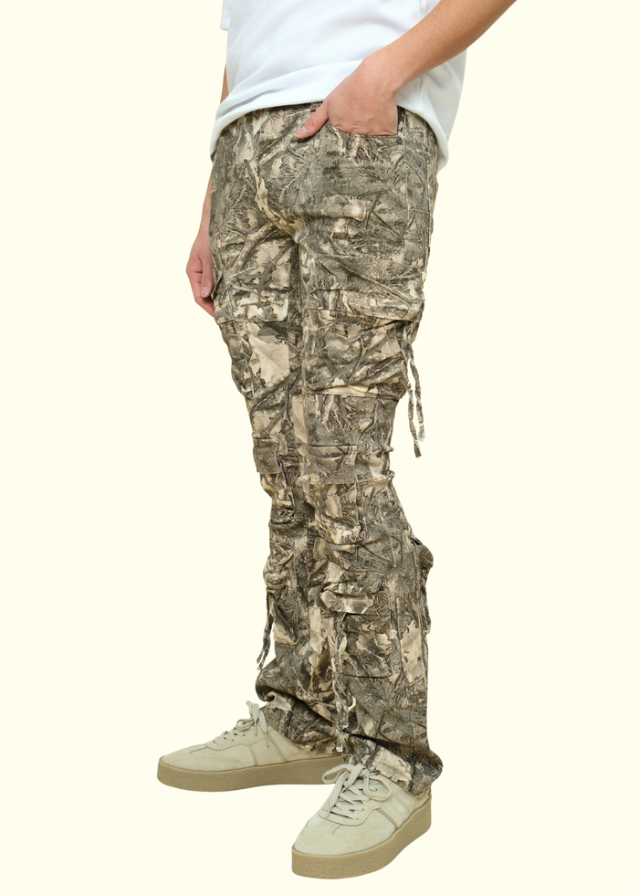 Twill Stacked Pants W/Multi Cargo Pocket G-Style USA