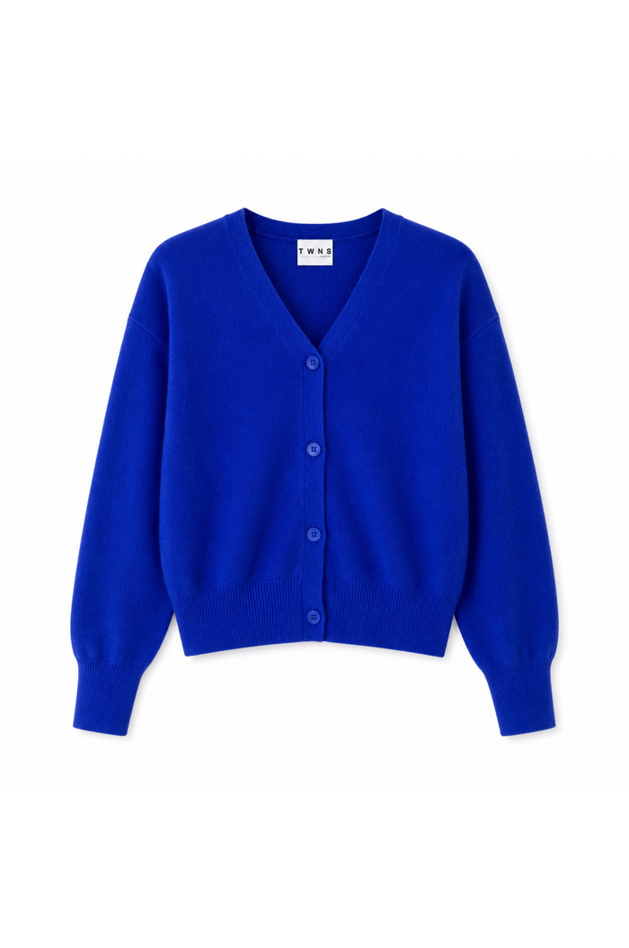 TWNS the label cardigan Aspen knitted long-sleeved v-neck buttoned