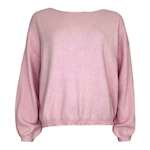 TWNS the label knitted Los Angeles pullover long puffed sleeves boat neck