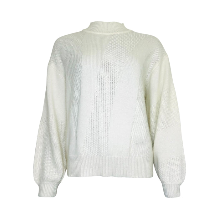 TWNS the label knitted pullover Carson long sleeves high neck with relief details