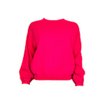 TWNS the label knitted pullover long puffed sleeves round neck
