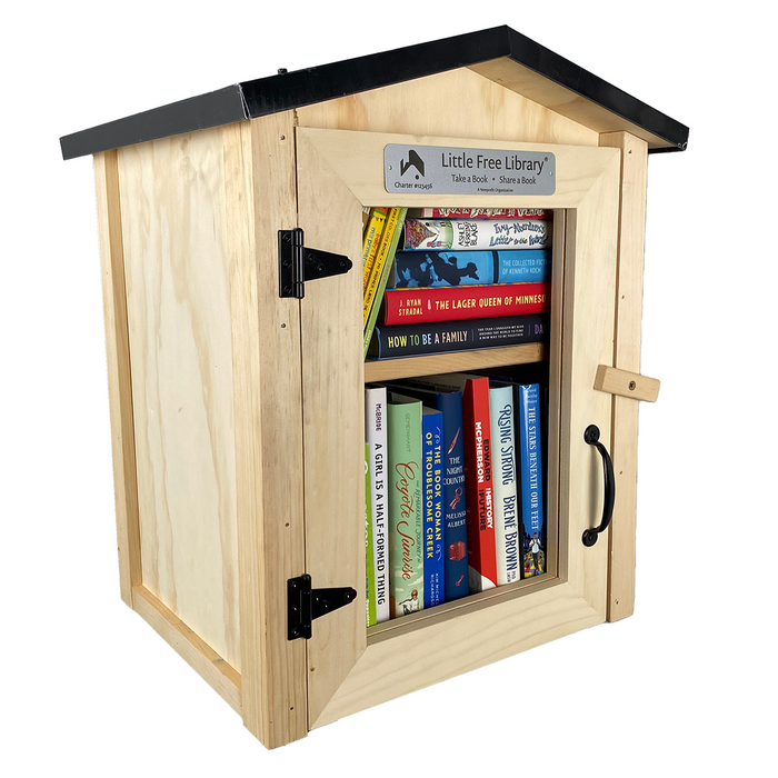 Two Story Book Nook Unfinished Little Free Library