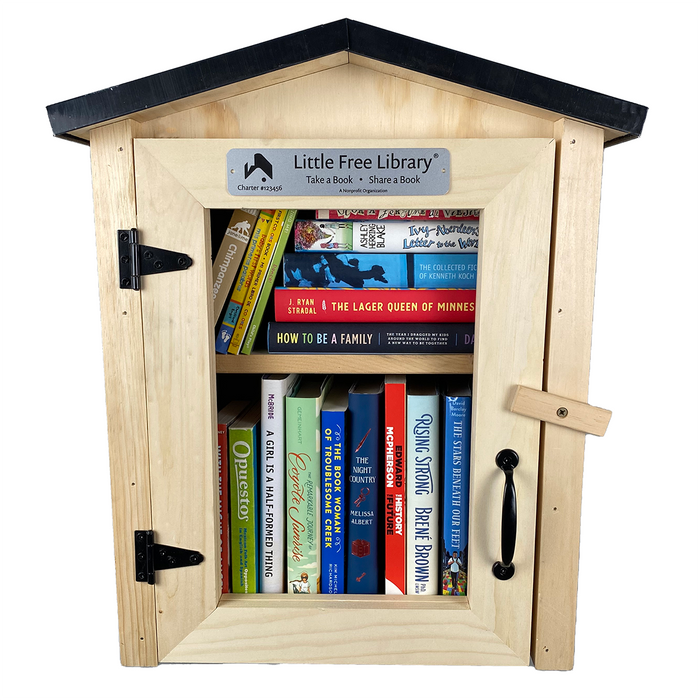 Two Story Book Nook Unfinished Little Free Library