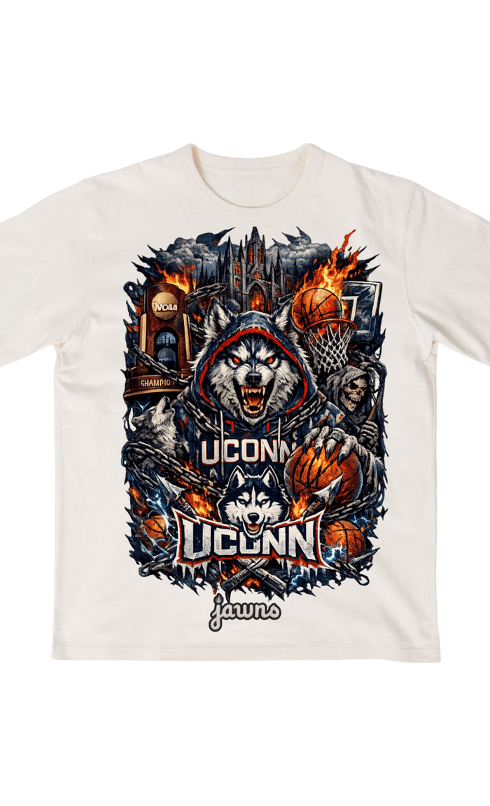 UConn Huskies Godspeed Streetwear Basketball Shirt - T-Shirt - Jawns on Fire Sneakers & Shoes