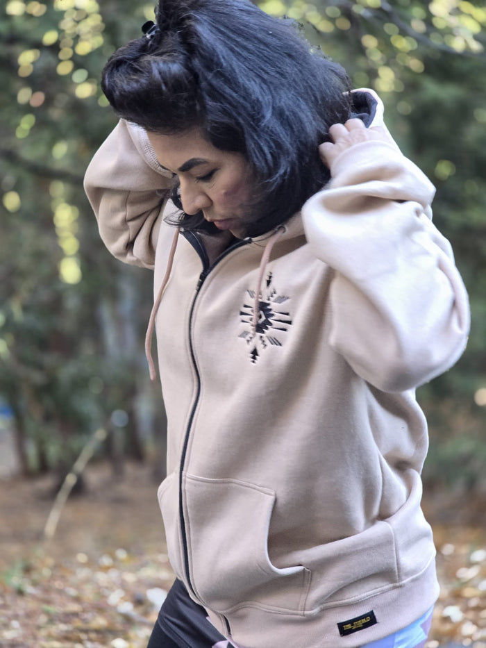 Urban Tan Zip Hoodie