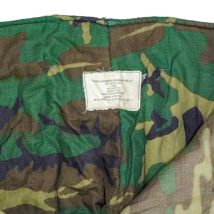 US Air Force CWU-5/P Insulated Cold Weather Trousers - Large, Item 2 - US Air Force Surplus - Winter Trousers