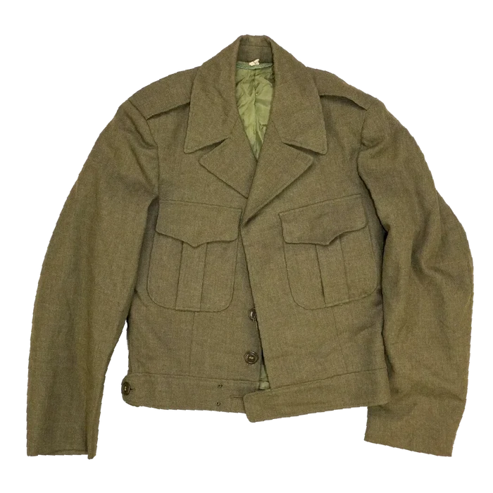 US Army M-1950 Wool Ike Jacket 34L, XSmall - US Army Surplus - Field Jackets