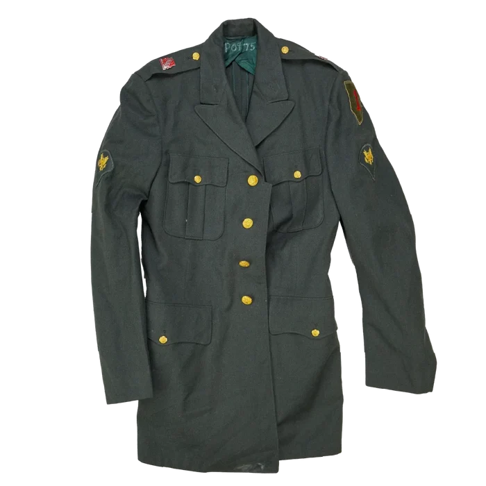 US Army Wool Service Dress Jacket - 37L, Small - US Army Surplus - Dress Jackets