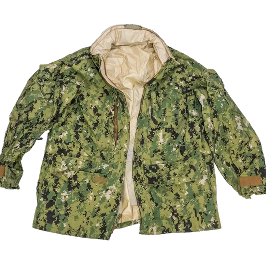 US Navy NWU Type III Gore-Tex Wet Weather Jacket - Large Short - US Navy Surplus - Rain Jackets