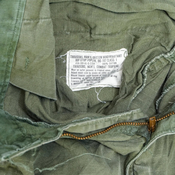 USGI Olive Jungle Fatigue Trousers - Small Short - US Army Surplus - Combat Trousers