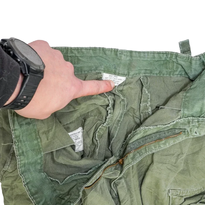 USGI Olive Jungle Fatigue Trousers - Small Short - US Army Surplus - Combat Trousers