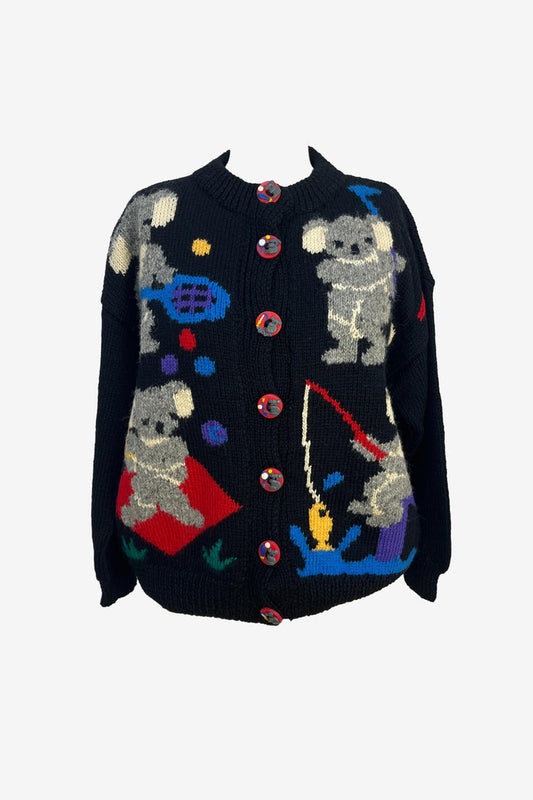 Vintage Bonzo Koala Knit Sweater