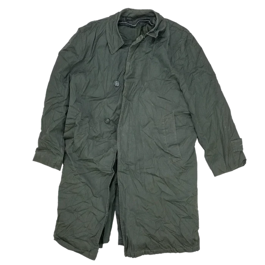 Vintage Dark Green All Weather Coat - Small - Army & Outdoors - Rain Jackets
