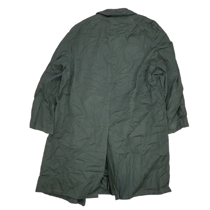Vintage Dark Green All Weather Coat - Small - Army & Outdoors - Rain Jackets