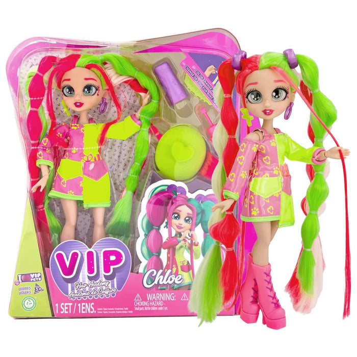 VIP Girls doll Chloe fashion doll and hair styling set