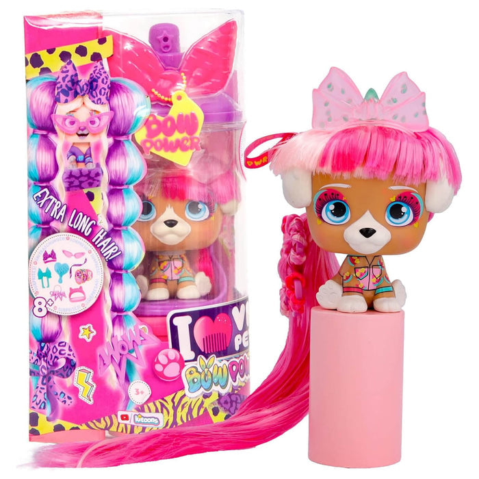 VIP Pets Bow Power Juliet dog with extra long hair