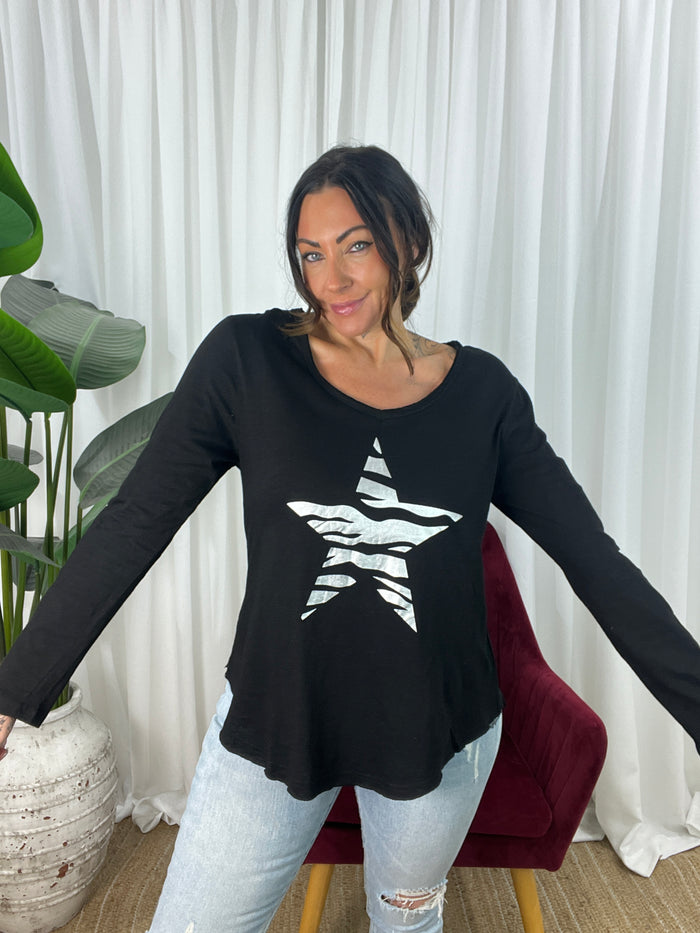 Wave Star Long Sleeve Tee (EOFY SALE)