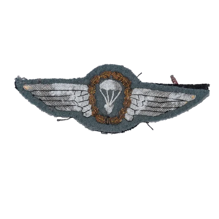 West German Gold Parachute Wings Patch - German Army Surplus - Flags, Badges & Insignia