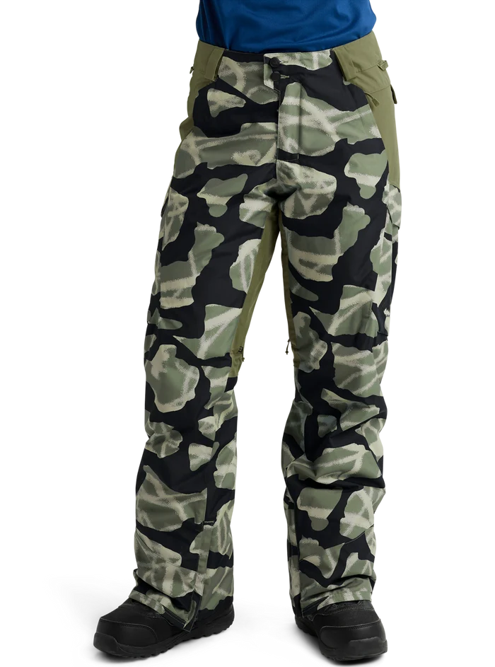 Product image of Women's Burton Reserve 2L Insulated Pants[Variant:Graffiti Camo / Forest Moss]