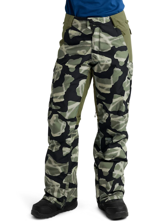 Product image of Women's Burton Reserve 2L Insulated Pants[Variant:Graffiti Camo / Forest Moss]