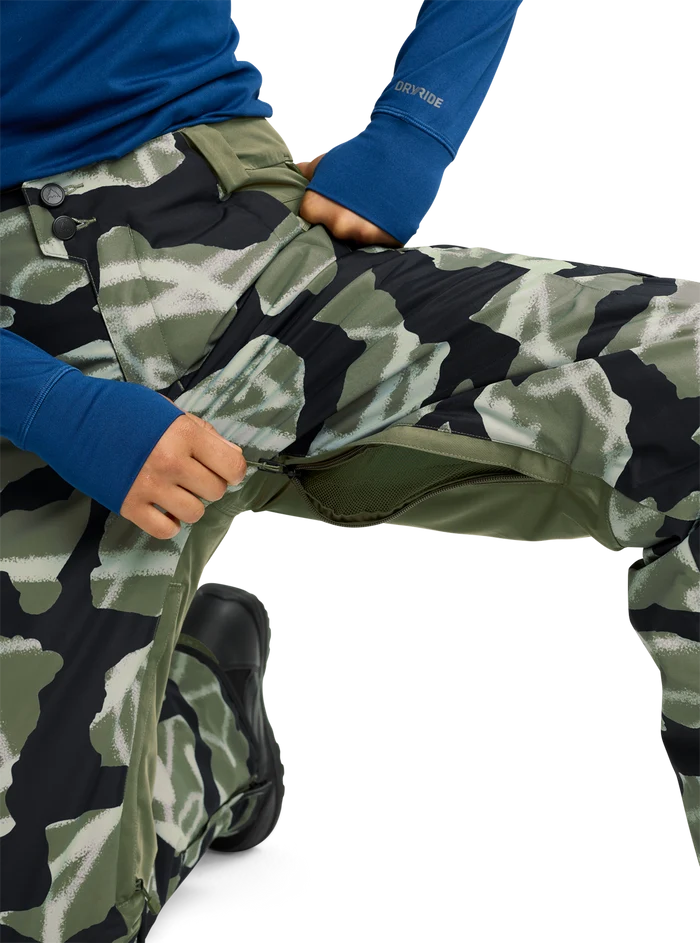 Product image of Women's Burton Reserve 2L Insulated Pants[Variant:Graffiti Camo / Forest Moss]