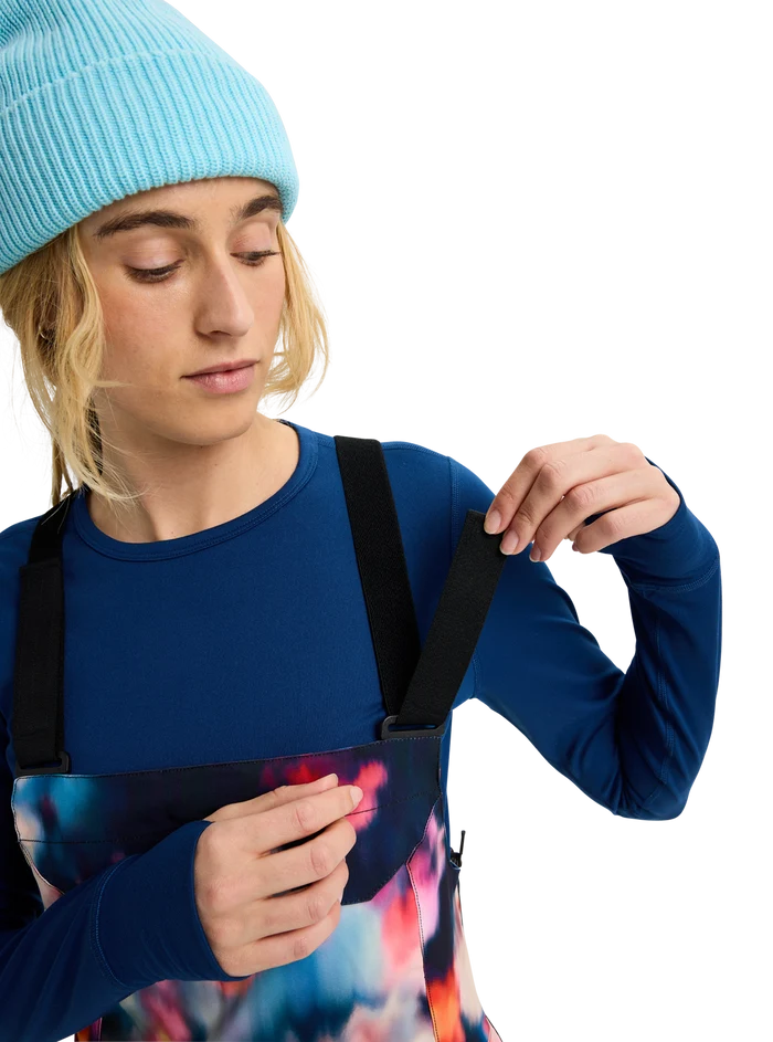 Product image of Women's Burton Reserve 2L Stretch Bib Pants[Variant:Floral Blur]