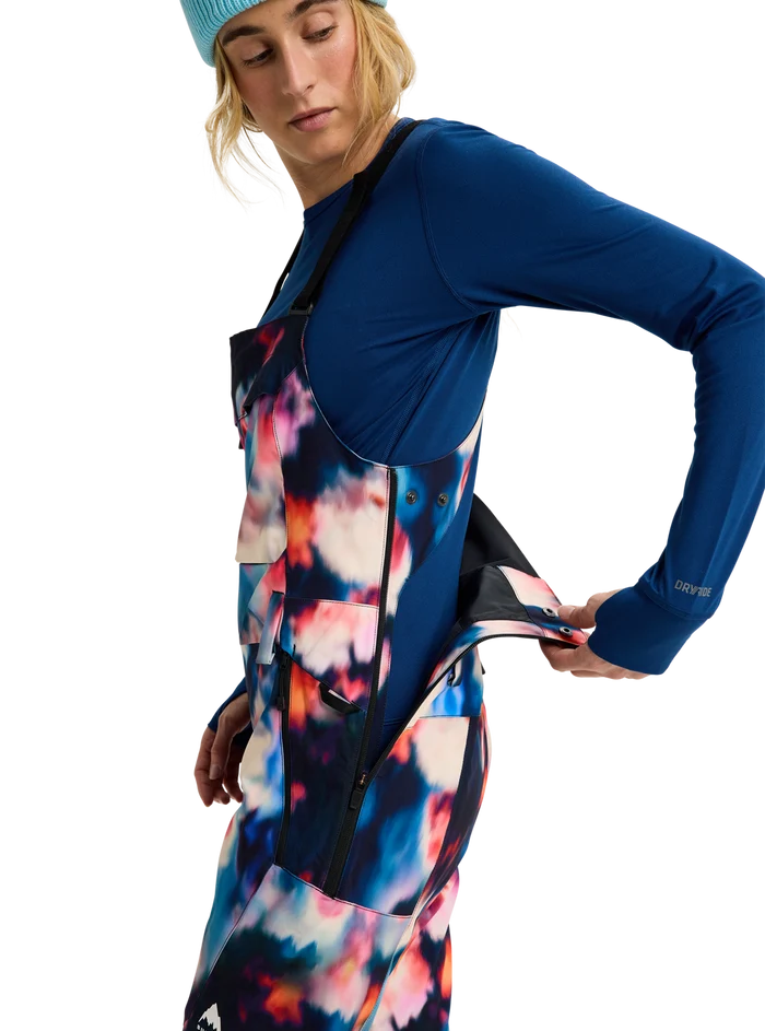 Product image of Women's Burton Reserve 2L Stretch Bib Pants[Variant:Floral Blur]