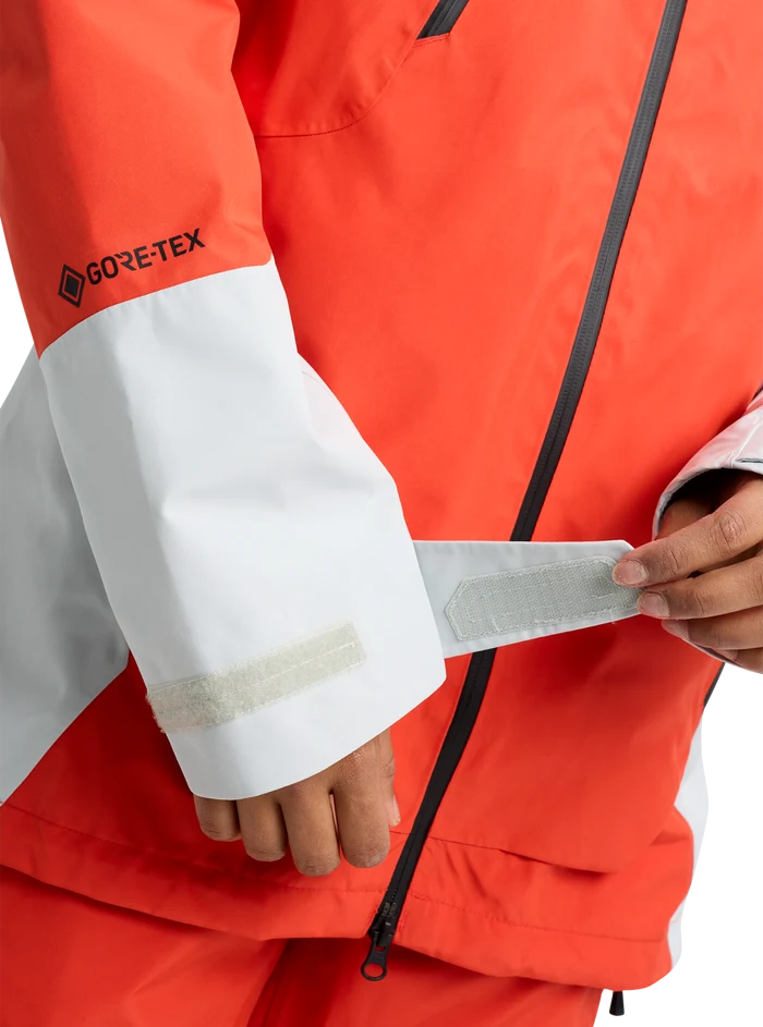 Product image of Women's Burton Reserve GORE-TEX 2L Jacket[Variant:Fiesta Red / Gray Cloud]