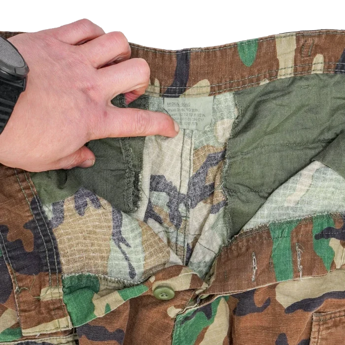 Woodland Ripstop BDU Trousers - Medium Long - Army & Outdoors - Combat Trousers