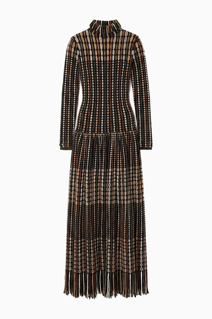 Yasmin Long Sleeve Knit Dress - Noctis