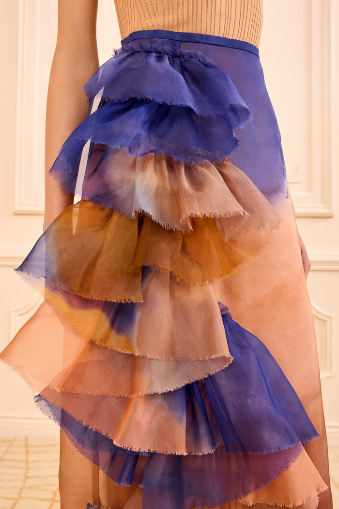 Moontide Organza Skirt - Ruffle Construction Close-Up | Ulla Johnson