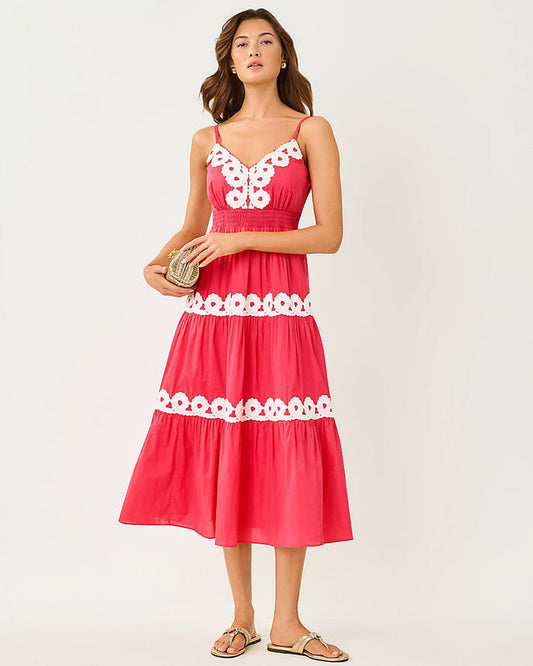 Lilly Pulitzer - Zanna Midi Dress - Paradise Punch