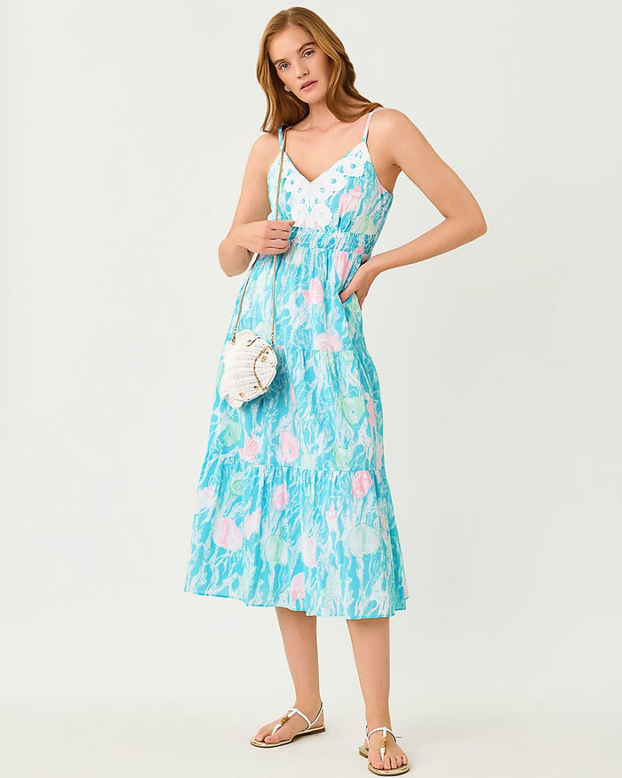 Lilly Pulitzer - Zanna Midi Dress - Capri Blue Shelden