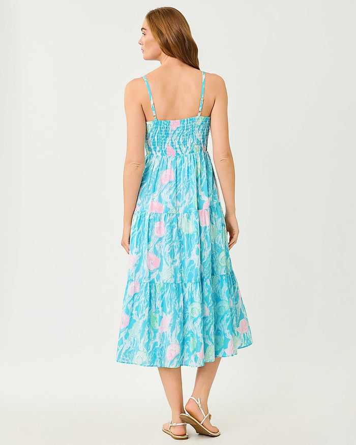Lilly Pulitzer - Zanna Midi Dress - Capri Blue Shelden
