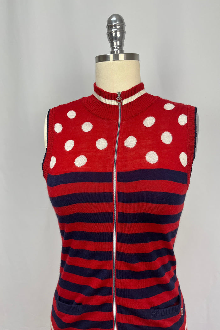 Zishen Sports Patterned Zip Vest